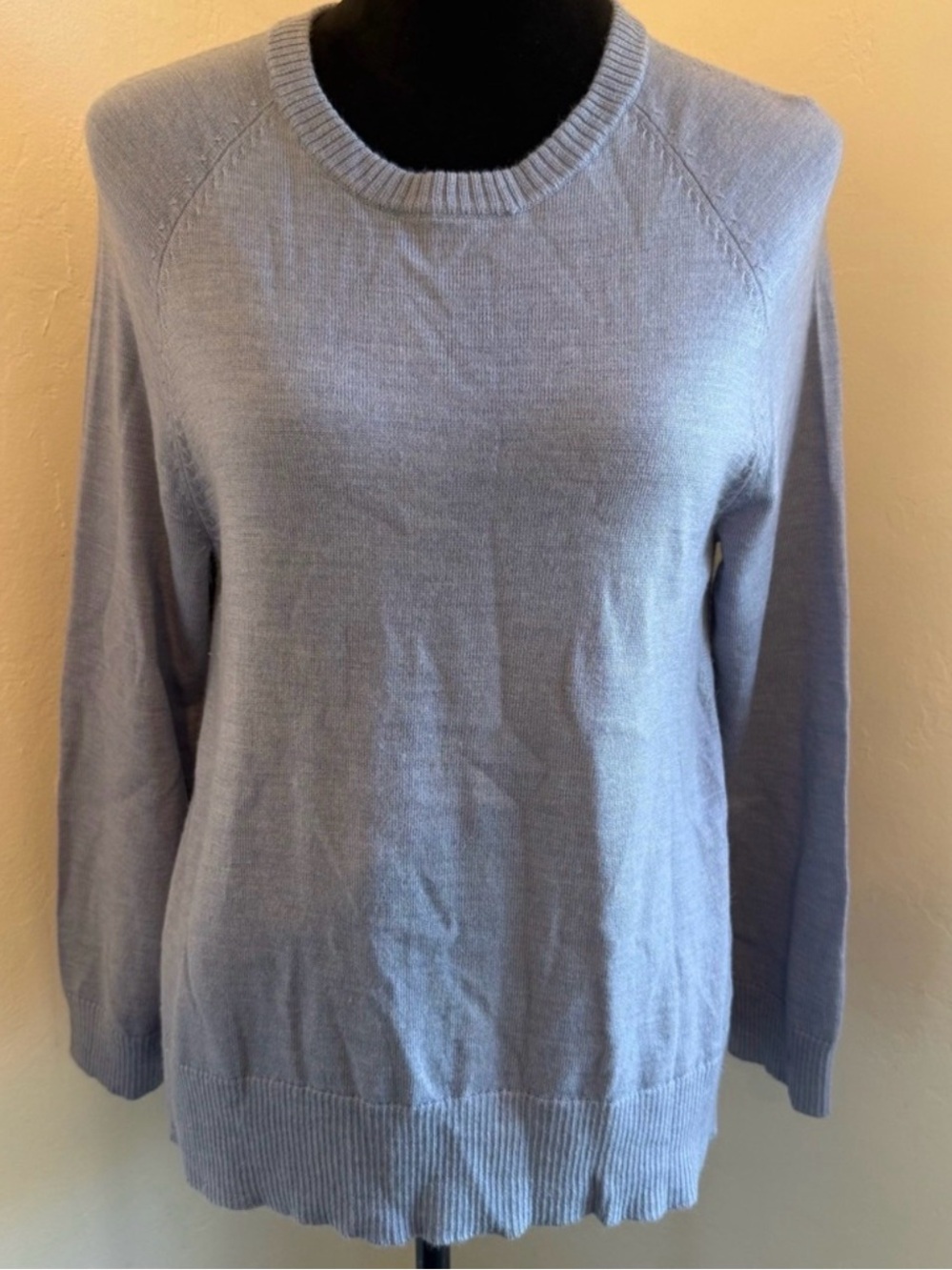 Women’s Eileen Fisher Long Sleeve Light Blue Top (Size XXS)